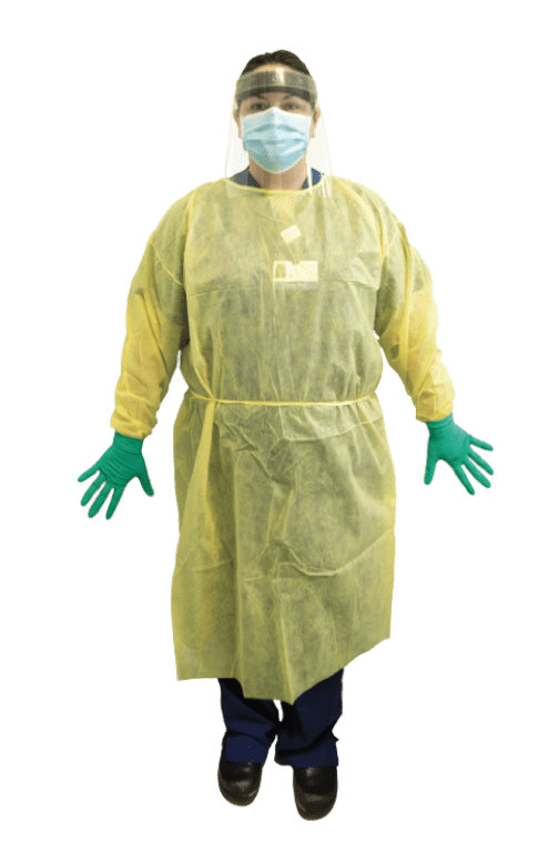 PPE Example-min Hospital Worker wearing PPE