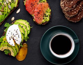 Pomegranate-Grapefruit Avocado Toast